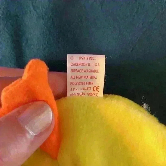 Ty Beanie Baby Quackers - Picture 4 of 4